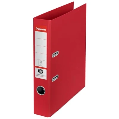 Abbildung von Esselte DIN A4 Ordner, 100% Recycelter Karton, 50 mm Rückenbreite, 627575, Rot