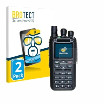 Abbildung von BROTECT (2 Stück Schutzfolie für AnyTone AT D878UV II Plus Displayschutz Folie Ultra Klar