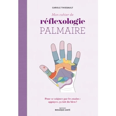 Abbildung von Mon cahier de réflexologie palmaire: Pour se soigner par les mains : appuyez, ça fait du bien !