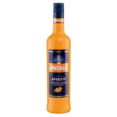 Abbildung von ANDALÖ (0,7l) Nordischer Aperitif mit fruchtig frischer Note Genuss als Spritz Prosecco, Longdrink und Cocktail Basis oder pur sommerlicher Frucht Likör 15% Vol.