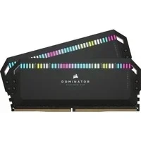 Abbildung von Corsair DOMINATOR PLATINUM RGB DDR5 RAM 32GB (2x16GB) 6000MHz CL36 Intel XMP iCUE Kompatibel Computer Speicher Schwarz (CMT32GX5M2X6000C36)
