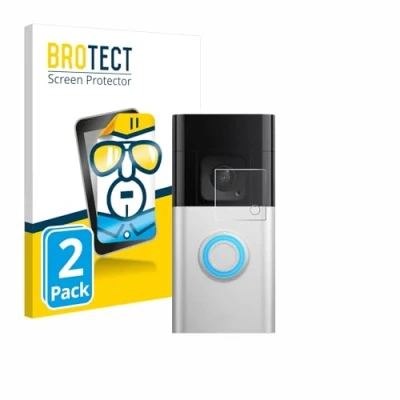 Abbildung von BROTECT (2 Stück Schutzfolie für Ring Video Doorbell Plus Displayschutz Folie Ultra Klar