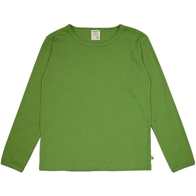 Abbildung von loud + proud Unisex Kinder Uni, GOTS Zertifiziert Shirt, Grass, 86 92 EU