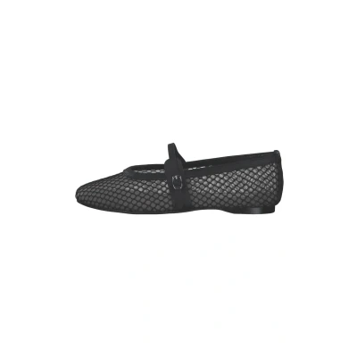 Abbildung von Steve Madden Rejoice Klassischer Ballerina, Damen, Größe: 36, Black mesh Schuhe