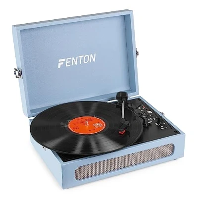 Abbildung von Fenton RP118E Plattenspieler Koffer mit Bluetooth Sender und Empfänger