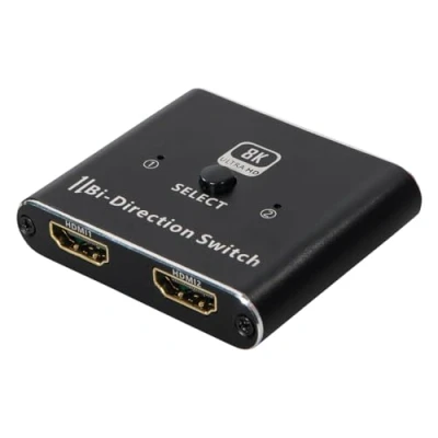 Abbildung von MAXTRACK HDMI 8K Bidirektionaler Verteiler CS39L, Splitter &amp; Switch, 2in1out oder 1in2out, 8K@60Hz, 4K@120Hz, kompatibel mit PS5, Xbox, Streaming Box, Beamer, TV