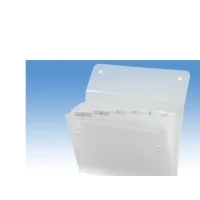 Abbildung von Rexel Fächermappe Ice A4 PP 6 teilig transparent