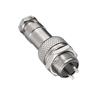 Abbildung von Winwill® Aviation Plug GX12 2 2pin 12mm Stecker &amp; Buchse Metall