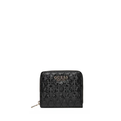 Abbildung von Guess Betula SLG Small ZIP Around Geldbörse, Damen, Größe: One Size, Nero