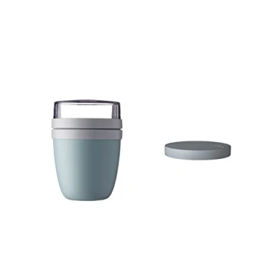 Abbildung von Mepal Lunchbox Lunchpot Switch Ellipse, praktischer Müslibecher, Nordic Green, Polypropylen (PP), PCTG, mach aus deinem einen Snackpot