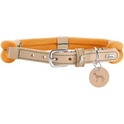 Abbildung von Halsband Malia M L (60), apricot/natur Apricot / Natur 60