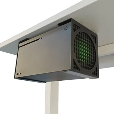 Abbildung von Monzlteck Untertischhalterung für Xbox Serie X, Stealth Halterung XSX