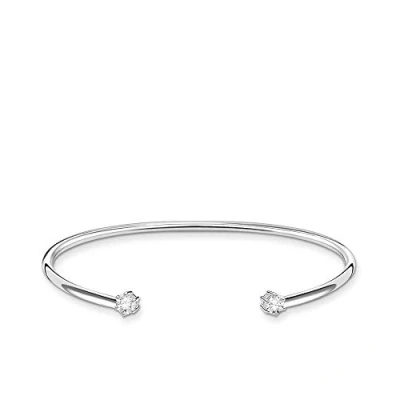 Abbildung von Thomas Sabo Armreif weißer Stein 925 Sterling Silber AR104 051 14 L17,5