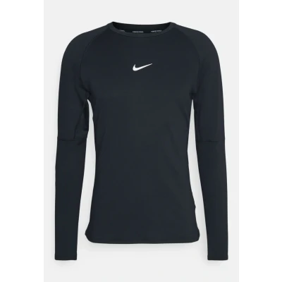Abbildung von Nike Performance WARM CREW Langarmshirt, Herren, Größe: Small, Black/white