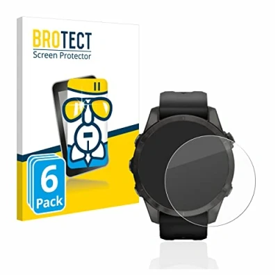 Abbildung von BROTECT Schutzglas für Garmin Epix Pro (Gen 2) (42 mm) (6 Stück) Schutzfolie Panzer Folie Glas [Extrem Kratzfest 9H, Anti Fingerprint,