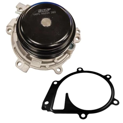 Abbildung von SKF VKPC 88894 Wasserpumpe mit Dichtungen schaltbare Stahlblech für Keilriementrieb MERCEDES BENZ: V Klasse, C Klasse T modell, GLC SUV