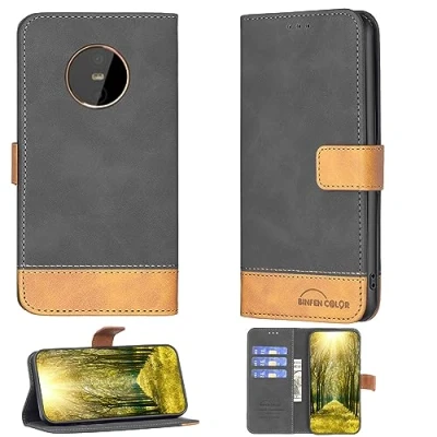 Abbildung von Handyhülle für Gigaset GX6 PRO Gehäuse Kompatibel mit Handytasche Flip Case PU Leder BF011 Wallet Black