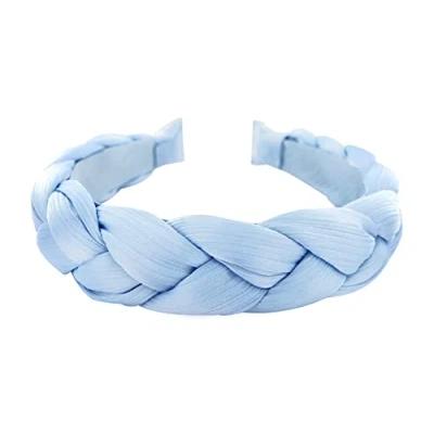 Abbildung von axy Haarreif Stoff Geflochtener Haarreif, Candy Colours wunderschön Vintage Damen Haareifen Haarband
