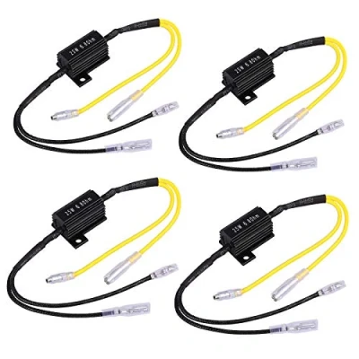 Abbildung von 4 x Widerstand Leistungswiderstand Lastwiderstand Motorrad Blinker LED Ladewiderstand Flash Fix Fehler 12V 25W 6.8Ohm