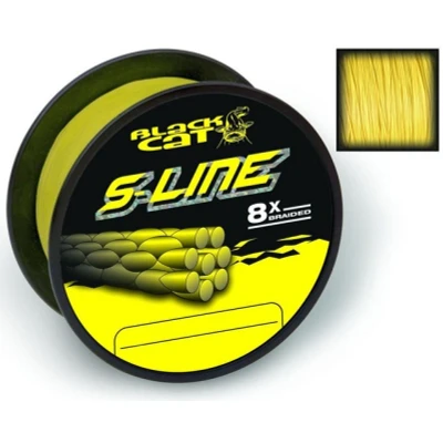 Abbildung von Black Cat gelb, Ø0,55mm S Line 300m 70kg,154lbs, 0,55 mm