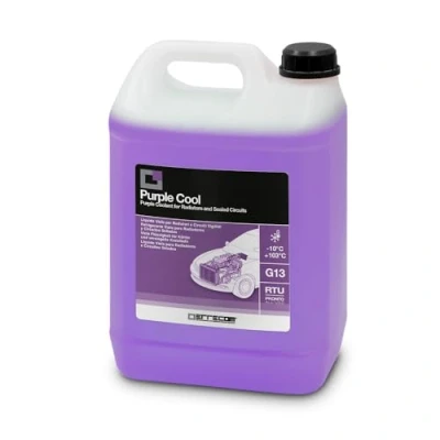 Abbildung von ErrecHome Purple Cool, Violette Kühlerflüssigkeit 10C/+103C, Frostschutzmittel G13 mit Glyzerin Zusatzpaket, gebrauchsfertig, 5 Liter