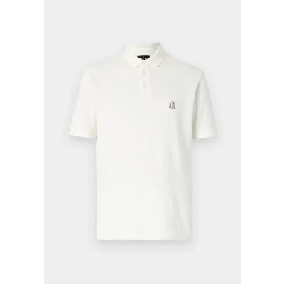 Abbildung von Armani Exchange Herren Icon Project, Embroidered Logo Polohemd, beige, S