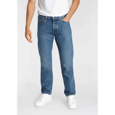 Abbildung von Levi&#039;s 501 ORIGINAL Jeans Straight Leg, Größe: 34x30, Medium indigo stonewash