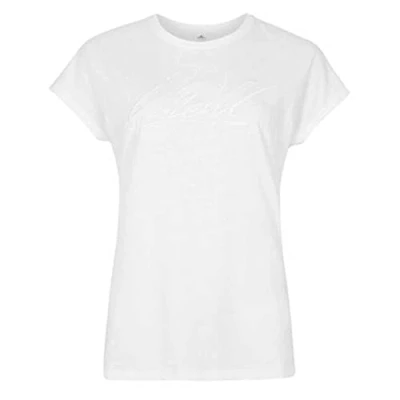Abbildung von O&#039;NEILL Damen T Shirt mit kurzen Ärmeln Unterhemd, 11010 Schneeweiß, Small Medium