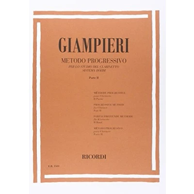 Abbildung von Metodo progressi. Vo Per lo studio del clarinetto sistema. Bohm. Parte II. le Scuole superiori. Vol. 1