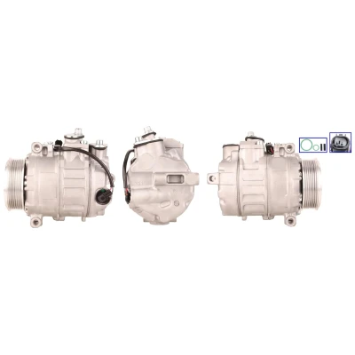 Abbildung von LUCAS ACP356 Kompressor PAG 46 R 134a mit Dichtungen MERCEDES BENZ: Sprinter 3.5 T Pritsche/Fahrgestell, ML Klasse, GL