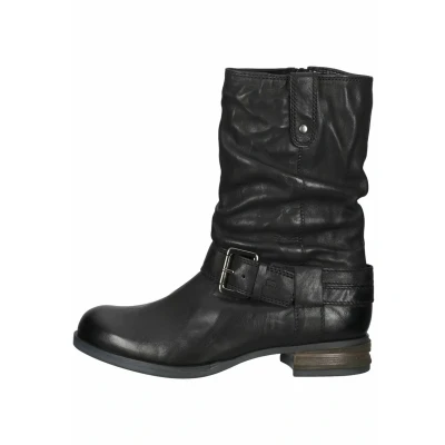 Abbildung von Josef Seibel Cowboy/Bikerstiefelette, Damen, Größe: 37, Schwarz Schuhe