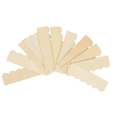 Abbildung von Mini Puppenhaus Dachziegel 1/12 Zubehör DIY Holzdachziegel Gebäude Modell Kinder Rollenspiel Spielzeug Geschenk für Baby Mädchen(Blank)