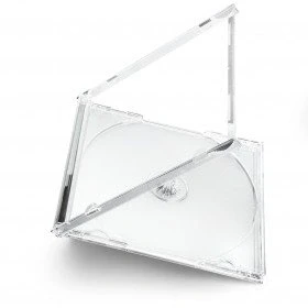 Abbildung von Prodye Exclusive Jewelbox CD Hüllen, 10 mm, Transparent, 100 Stück