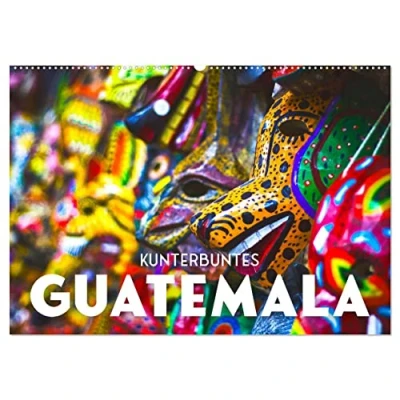 Abbildung von Kunterbuntes Guatemala (Wandkalender 2025 DIN A2 quer), CALVENDO Monatskalender