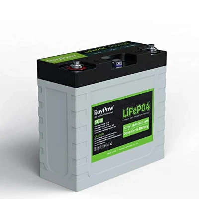 Abbildung von RoyPow LiFePO4 Batterie 12V 18Ah Deep Cycle Akku 3500 8000 Lebenszyklen wiederaufladbare Marine/RV Lithium Ionen Batterien eingebaut BMS Wartungsfrei für Fischfinder, Solarsystem, USV,Werkzeuganhänger