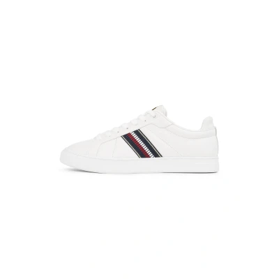 Abbildung von Tommy Hilfiger Plateausneaker &quot;ICON COURT SNEAKERS STRIPES&quot;, Schnürschuh, Freizeitschuh, Halbschuh mit Streifen
