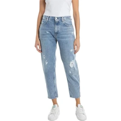 Abbildung von Replay Damen Jeans Keida Baloon Fit Original, Light Blue 010 (Blau), 31W
