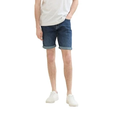 Abbildung von TOM Tailor Jeans Shorts, Herren, Größe: 30, Dunkelblau