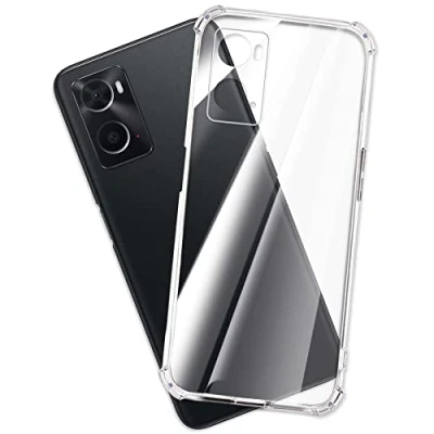 Abbildung von mtb more energy® Case Soft Armor kompatibel mit Oppo A76, A96 verstärkte Ecken Kameraschutz 1,5mm TPU Schutz Hülle Cover Handyhülle