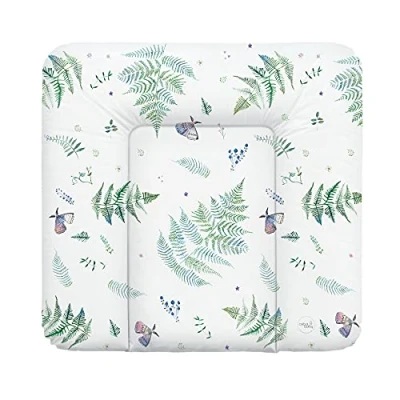Abbildung von CEBA Baby Wickelauflage Weiche Wickelunterlage 75 x 72 cm / 85 cm, Wickeltischauflage für abwaschbar wasserdicht Made in EU