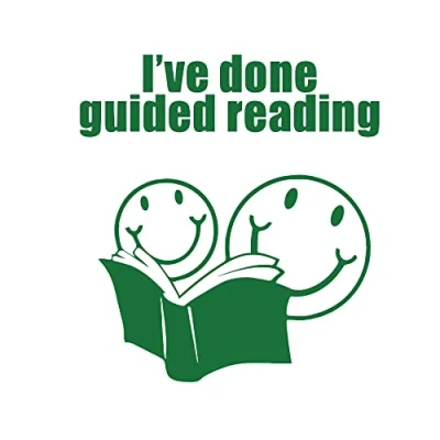 Abbildung von I&#039;ve Done Guided Reading Today Teacher Stempel, grüne Tinte, SuperStickers Einheitsgröße, DSS14099G