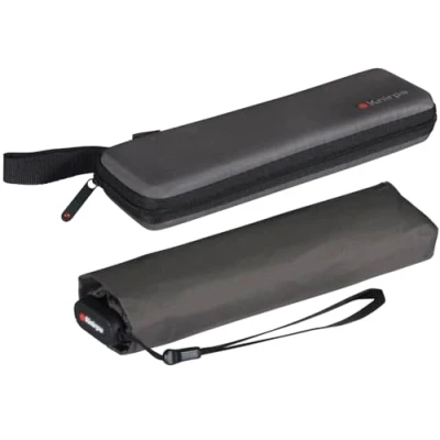 Abbildung von Knirps® Taschenregenschirm US.050 Ultra Light Slim Manual im stabilen Etui, extrem leicht und super kompakt