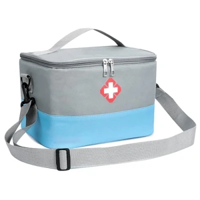 Abbildung von Romon 1 Stück Medikamententasche, Reiseapotheke Tasche Wasserdicht, Erste Hilfe Leer, Tragbar Medizin Aufbewahrungstasche für Home Office Reisen Outdoor