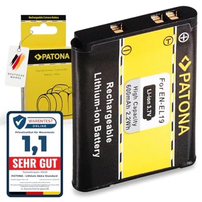 Abbildung von Patona Akku für die Sony Vlog ZV 1, kompatibel mit NP BX Kamera BX1 1090 mAh