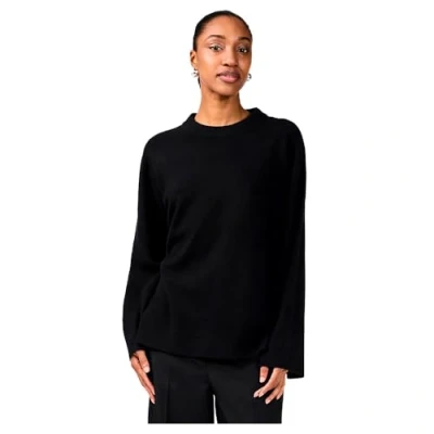 Abbildung von YAS Yasemilie Strickpullover, Damen, Größe: Medium, Black