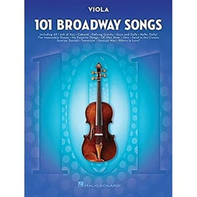 Abbildung von 101 Broadway Songs: Viola: Noten, Sammelband für Viola