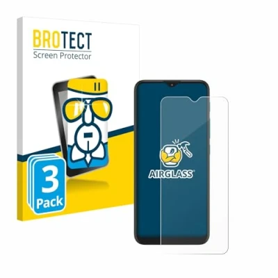 Abbildung von BROTECT Schutzglas für Motorola Moto G9 Play (3 Stück) Schutzfolie Panzer Folie Glas [Extrem Kratzfest 9H, Anti Fingerprint, Ultra Transparent]