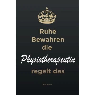 Abbildung von Geschenk für die Beste Physiotherapeutin: A5 Notizbuch als eine Physiotherapeutin /punktiert Geschenke zum GeburtstagWeihnachtsgeschenk Kollegin
