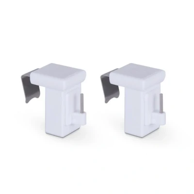 Abbildung von Gardinenstangenhalter Klemmfix Basic, Bestlivings, für Fensterrahmenstärke 10 27mm, (2 St), Klemmträger Vitragestangen, ohne Bohren Schrauben, Gardinenstange
