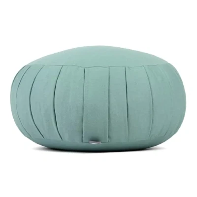 Abbildung von Meditationskissen ZAFU ECO Füllung: Dinkel mineral blue
